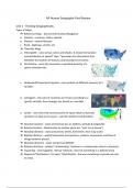 AP Human Geography Units 1-4 notes 