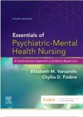 Test bank Essentials of Psychiatric Mental Health Nursing A Communication Approach to Evidence-Based Care 4th Edition All Chapters | Complete Guide 2022