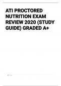 ATI PROCTORED NUTRITION EXAM REVIEW 2024