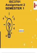 ISC3701 assignment 02 2024(COMPLETE ANSWERS)- Instructional Studies in Context