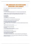The Associate CET Study Guide Questions 100% Correct The Associate CET Study Guide Questions 100% Correct 