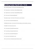 Building Codes Test #1 (Ch. 1 & 2