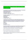NCIDQ IDFX PRACTICE TEST-BALLAST BOOK EXAM 2024