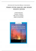 Solution Manual For Power System Analysis and Design 7th Edition by J. Duncan Glover, Mulukutla S. Sarma, Thomas Overbye, Adam Birchfield