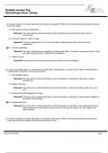 ATI (GERONTOLOGY) EXAM 1 Detailed Answer Key (Gray0 |100% VERIFIED RATED A.
