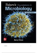 TESTBANK -- TALARO'S FOUNDATIONS IN MICROBIOLOGY 11TH EDITION BY BARRY CHESS || ALL CHAPTERS INCLUDED