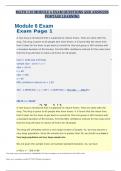 MATH 110 Module 6 Exam (Latest-2024) / MATH110 Module 6 Exam/ MATH 110 Statistics Module 6 Exam | Portage Learning 