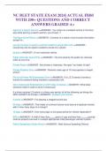 NC BLET STATE EXAM 2024| ACTUAL EXAM WITH 200+ QUESTIONS AND CORRECT ANSWERS GRADED A+