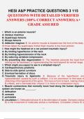 HESI A&P PRACTICE QUESTIONS 3 115 QUESTIONS WITH DETAILED VERIFIED ANSWERS (100%