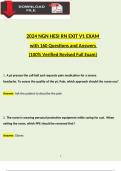 2024 HESI RN EXIT RETAKE EXAM WITH NGN QUESTIONS AND ANSWERS, 100% VERIFIED NEWEST VERSION.