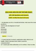 2024 HESI RN EXIT RETAKE EXAM WITH NGN QUESTIONS AND ANSWERS, 100% VERIFIED NEWEST VERSION. 