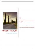 OCR 2023 ANCIENT HISTORY H007/02: THE JULIO-CLAUDIAN EMPERORS 31 BC - AD 68 AS LEVEL QUESTION PAPER & MARK SCHEME (MERGED)