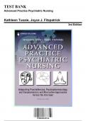 Test Bank for Advanced Practice Psychiatric Nursing, 3rd Edition by Fitzpatrick, 9780826185334, Covering Chapters 1-24 | Includes Rationales