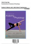 Test Bank: Fundamentals of Anatomy & Physiology, 11th Edition by Martini - Chapters 1-29, 9780134396026 | Rationals Included