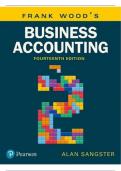 SOLUTION MANUAL FOR FRANK WOODS BUSINESS ACCOUNTING 14TH EDITION VOLUME 1 BY ALLAN SANGSTER, LEWIS GORDON