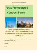 Texas Promulgated Contracts Forms, Bulk pack. 