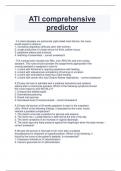 ATI comprehensive  predictor