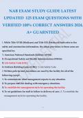 NAB RCAL EXAM STUDY GUIDE LATEST UPDATED 125 EXAM QUESTIONS WITH VERIFIED 100% CORRECT ANSWERS 2024. A+ GUARANTEED.pdf