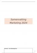 Samenvatting -  Marketing '24 - Schakeljaar 