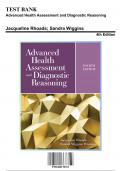 Test Bank for Advanced Health Assessment and Diagnostic Reasoning, 4th Edition by Jacqueline Rhoads, 9781284170313, Covering Chapters 1-18 | Includes Rationales