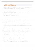 ASM 246|65 Midterm Questions With Completely Correct Answers