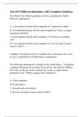 NUR 634 Grand Canyon University -Nur-634 Midterm Questions with Complete Solutions