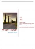 OCR 2023 ANCIENT HISTORY H407/13: MACEDON AND THE GREEK WORLD A LEVEL QUESTION PAPER & MARK SCHEME (MERGED)