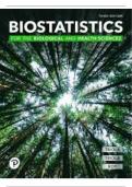 INSTRUCTORS SOLUTION MANUAL JAMES LAPP FOR BIOSTATISTICS FOR THE BIOLOGICAL AND HEALTH SCIENCE 3RD EDITION BY MARC M TRIOLA, MARIO F TRIOLA, JASON ROY