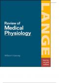 Review of Medical Physiology, 22th Edition (LANGE Basic Science) William Ganong