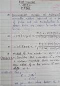   CLASS NOTES / X / CH- 1 REAL NUMBER