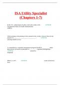 ISA Utility Specialist (Chapters 1-7)