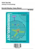 Test Bank: Janeway's Immunobiology, 9th Edition by Kenneth Murphy - Chapters 1-16, 9780815345053 | Rationals Included