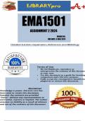 EMA1501 Assignment 2 (COMPLETE ANSWERS) 2024 - DUE 3 June 2024