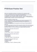 PTCB Exam Practice Test 100% solved