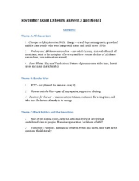 Hist 348 Exam (all question summaries)