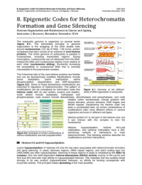 GCA: 8. Epigenetic Codes for Heterochromatin Formation and Gene Silencing