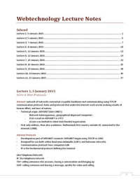 Lecture Notes Webtechnology