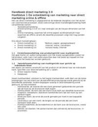 Samenvatting gehele Handboek Direct Marketing 3.0 