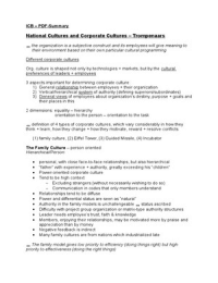 Intercultural Competences (ICB) PDF documents Summary