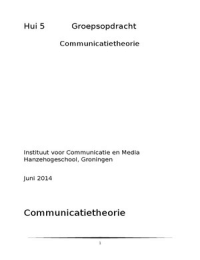 Communicatietheorie reader 179