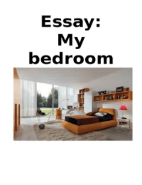 Essay: My bedroom