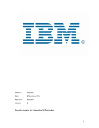 International Business IBM (project)