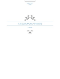 A Clockwork Orange - boek- & filmverslag, Engelstalig