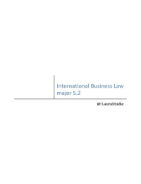 Samenvatting international business law