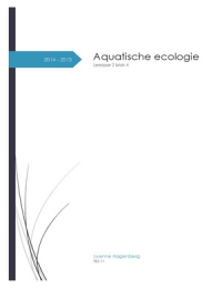 Aquatische Ecologie samenvatting