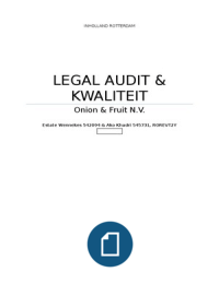 legal audit