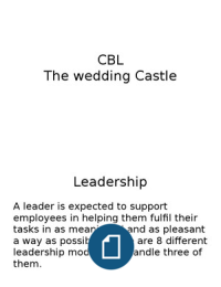 The Wedding Castle case, models
