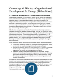 Summary Book Organizational Change (Human Resource Management @ Tilburg University)