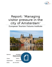 Managing visitor pressure in Amsterdam