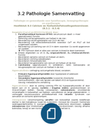 Samenvatting Pathologie (Handboek Diabetes) Voeding & Diëtetiek Blok 3.2